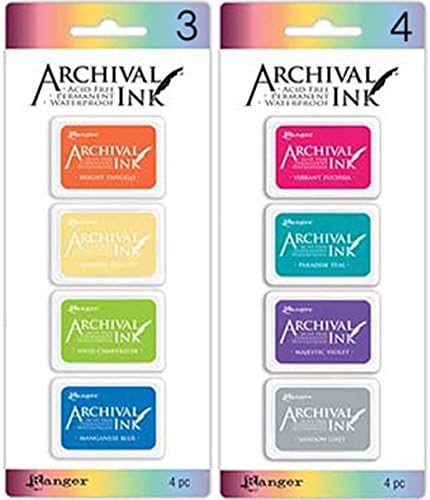 NEW SPECIAL BUNDLE Ranger - Archival Mini Ink Pads Kits 3 AND 4