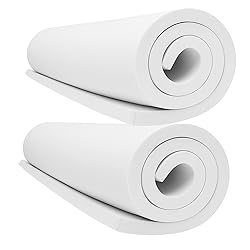 MEARCOOH 2-Pack 10mm Thick White Eva Foam Sheets