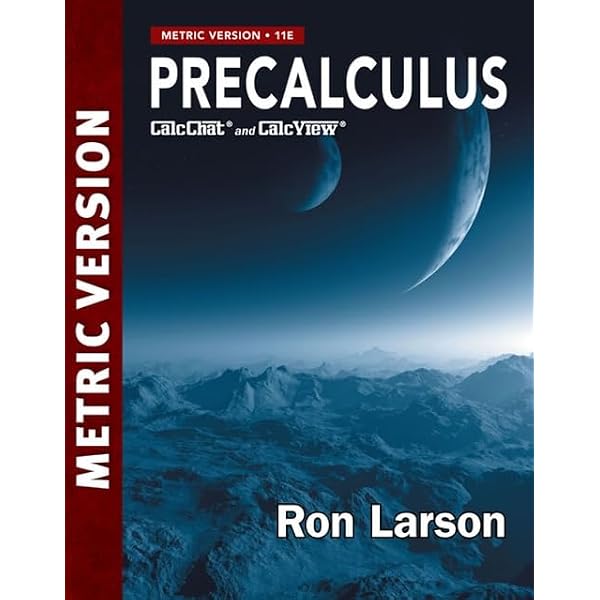 Amazon.com: Precalculus Metric Version: 9781473788176: Larson, Ron