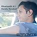 [New] Bluetooth Headset, 4.1 Wireless Bluetooth Earpiece Handy Car Earphone with Mute Switch Hands Free Headphones with Microphone In Ear Earbuds for Office/Sport/Drive for iPhone Android by Samnyte