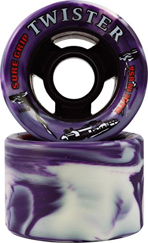 Sure-Grip Twister Wheels - purple/white