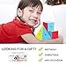 Roxenda Speed Cube Set, Stickerless Magic Cube Set of 2x2x2 3x3x3 Pyramid Frosted Puzzle Cube