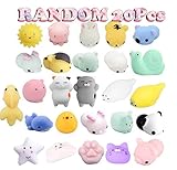 Birthday Party Favors Pack for Kids - 20 Pcs Mochi Squishies Bulk Toy Assortment for Goodie Bags Fillers Pinata Prizes Classroom Rewards Carnival Stuffers Easter Egg