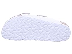 Birkenstock Unisex Arizona White Sandals - 6-6.5