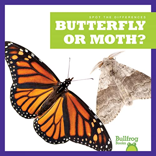 Butterfly or Moth? (Bullfrog Books Spot the Differences) Adeline J. Zimmerman, N/A