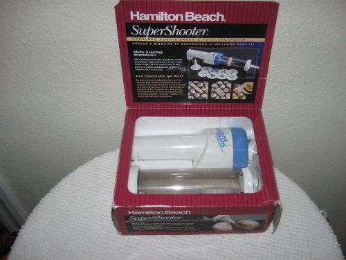 Super Shooter Cookie Press & Food Decorator by Hamilton Beach