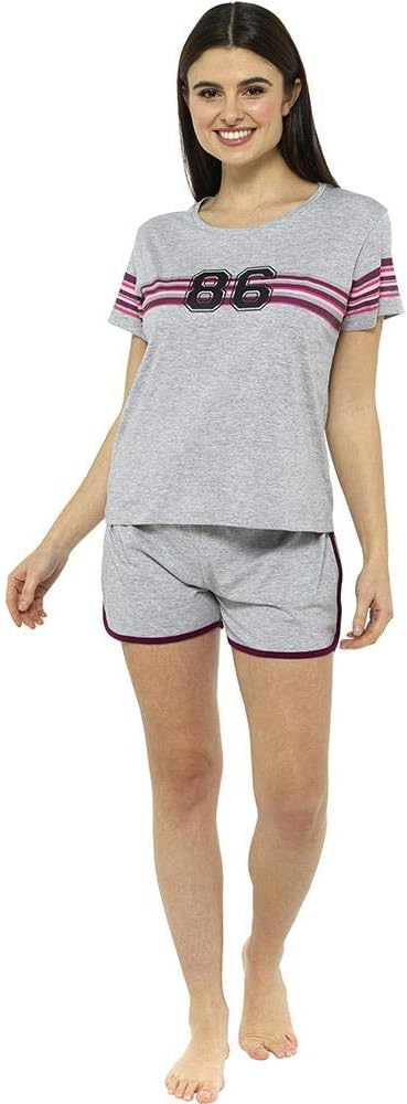 Daisy Dreamer Womens Pyjama Set T Shirt & Shorts Ladies Pyjamas Holiday Summer Cotton Pjama PJs
