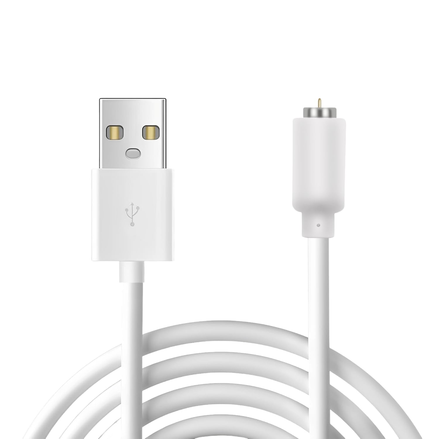 Photo 1 of 1-Pin Magnetic Charging Cable 2.7Ft - Replacement USB DC Cord, USB Adapter Charging Cord for Toys, Facial Cleansers, Massagers, Beauty Tools