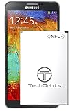 Samsung Galaxy Note 3 battery (3200 mAh) TechOrbits Replacement Battery – Note 3 Models: N9000, N9005, AT&T N900A, Verizon N900V, Sprint N900P, T-Mobile N900T, NFC/Google Wallet – 3 Yr War