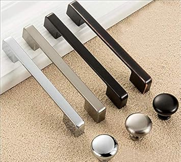 FBSHOP Schrank-Fach-Schlafzimmer Möbelgriffe Stangen-Fach-Möbel ziehen