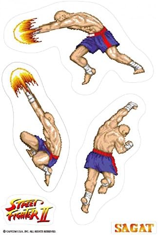 Amazon Dune ストリートファイター サガット はがきサイズ ステッカー ステッカー デカール 車 バイク