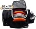 Athletico Disc Golf Bag - Tote Bag For Frisbee Golf - Holds 10-14 Discs, Water Bottle, and Accessories (Black)