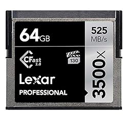 Lexar Professional 3500x 64GB CFast 2.0 Card, Up to