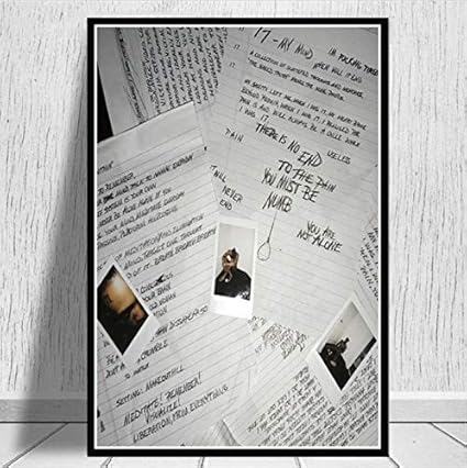 Yhnjikl Affiche Nouveau Rip Xxxtentacion Lutte Citation Rappeur Chanteur Star Wall Art Toile Peinture Mur Photos Pour Le Salon Decor A La Maison 40x60cm Sans Cadre Amazon Fr Cuisine Maison