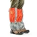 AOTU Outdoor Water-Proof/Wind-Proof Gaiters Leg Protection Guard for Skiing, Hiking, Climbing, Mountaineering, Orange