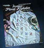 Antique Floral Alphabet - Counted Cross Stitch Patterns - Leisure Arts - #2339 by