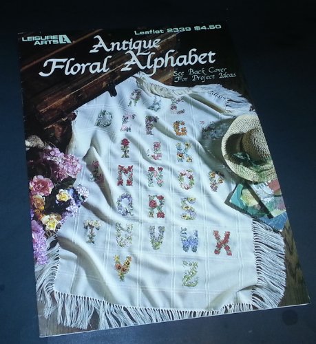 Antique Floral Alphabet - Counted Cross Stitch Patterns - 