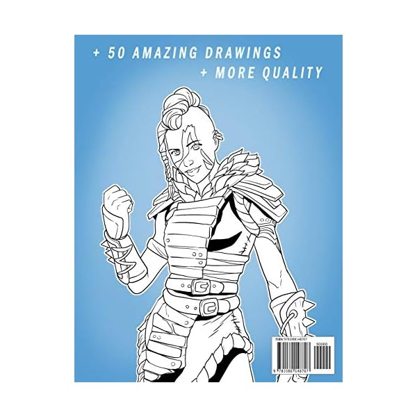 Fortnite Coloring Book: 50 coloring pages for kids and adults: Fortnite