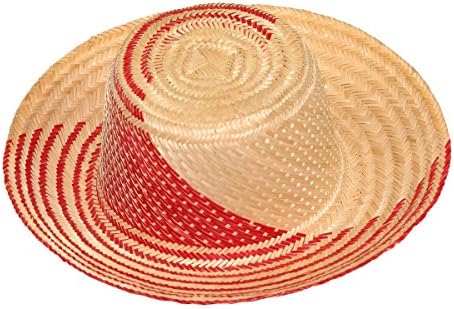 Guadalupe Design Rubi Wayuu Hat Hand-Made In Colombia. Natural Iraka Palm Straw
