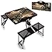 Harley-Davidson Sports Picnic Table, Fold-Able City Night Print, Black 811-00