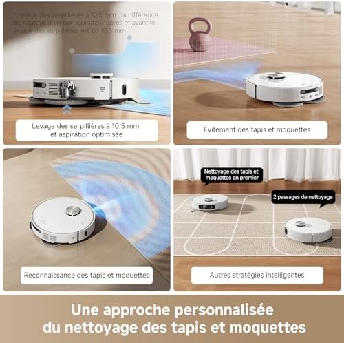 L40 Ultra AE Robot Aspirateur, 19 000 Pa Aspiration Puissante
