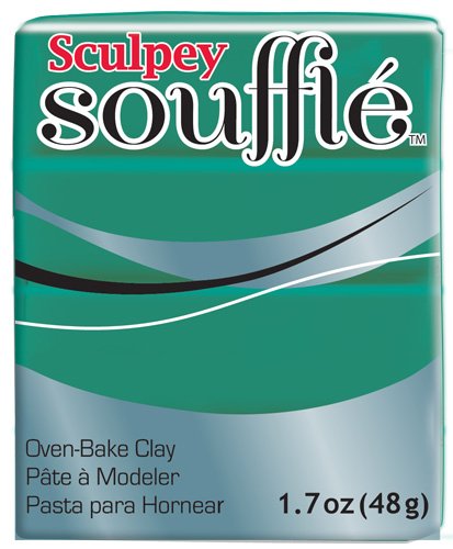 Polyform SU6-6323 Sculpey Souffle Clay, 2-Ounce, Jade