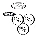 Cymbomute Set of 3 Cymbal Mutes/Silencers/Dampeners/Pads