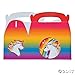Magical Unicorn Paper Treat Boxes - 6