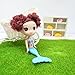 JJMG New 4Set Cake Toppers Decorating Disney Mermaid Dolls Ocean Princess Toy