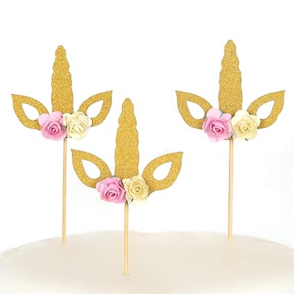 unicorn cakes unicorn horn cake topper