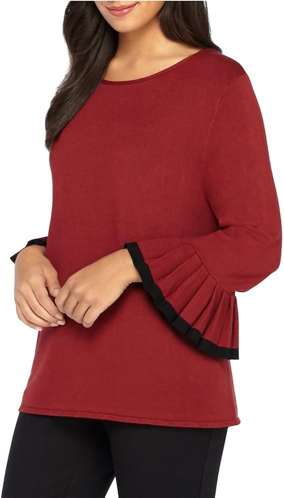 plus size red sweater