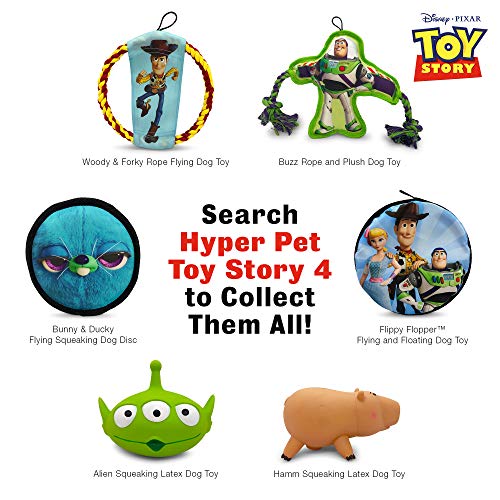 Hyper Pet Disney Toy Story 4 Interactive Dog Toys, Rope Toys, Squeaky