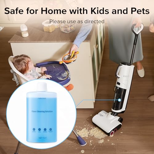 Roborock Original floor cleaner liquid for All Series Wet/dry vacuum cleaners & Robot Vaccum Cleaner, Dyad pro combo,S8 pro ultra, S7 max ultra, Q7 max, Q8 max, Qrevo, 1000mL,Dilution Ratio 1:200