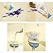 BPG Cotton Easy Wring Saddle Mop Head Refill, Heavy Duty Looped-End String Swinger Style Replacement Mop Head, For Home, Commercial, and Industrial Use (Blue)