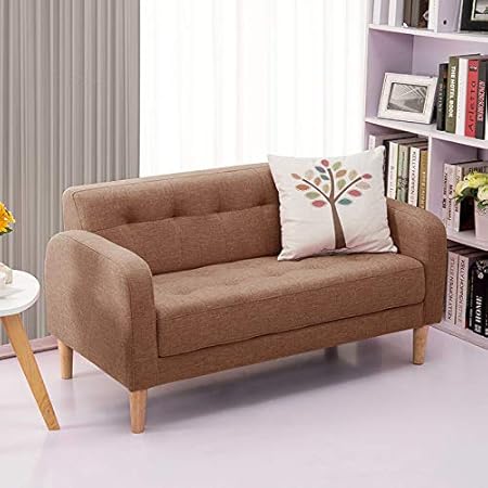 Divano Creativo Tessuto Piccolo Divano Piccolo Appartamento Due Persone Doppio Tre Persone Economico Mini Camera Da Letto Balcone Stanza In Affitto 64x64x72cm Gg Amazon It Casa E Cucina