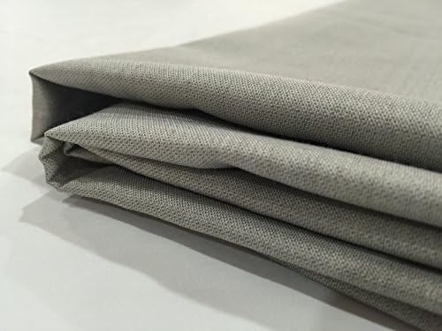 JWtextec 48%Silver Fiber Conductive Fabric Anti Radiation Fabric (57x39.37 Inches(1.45mX1m))