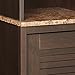 Sauder Peppercorn Linen Tower, Cinnamon Cherry finish