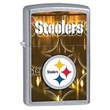 Zippo NFL Pittsburgh Steelers Street Chrome Pocket Lighter