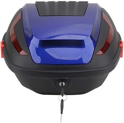 J-Portaequipajes Y Cajas Para Moto 30L De La Motocicleta Del Tronco Espesado PP Moto Duro