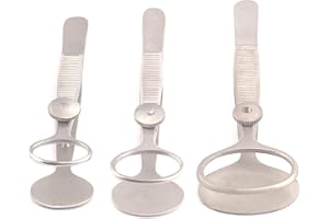 OdontoMed2011 3 Pieces Desmarres Chalazion Forceps 3.5"S,M,L Ophthalmic Instruments ODM