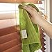 SOLLIEVO Microfiber Multipurpose Purpose Cleaning Cloth with IonTek© - Lint Free, Streak Free Towels - 300 Wash Guarantee - 3Pack (Green).