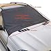 Extra-Large Magnetic Windshield Cover by AR-KA. XL Size - Fits Most Vehicles. 6 magnets, Inside Buckles with Secure Elastic Tire Straps. Best for Ice, Snow, Frost and Sun Protection.