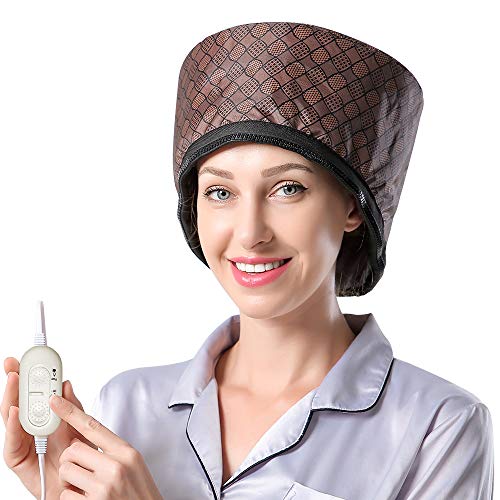 CHILIKI 110V Hair Care Hat,Hair SPA Cap, Hair Steamer Thermal Heat Cap,Nourishing Care Hat,Deep Conditioning Hair Treatment Head Care Home Use Free size