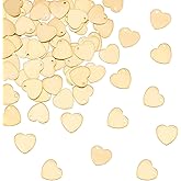 UNICRAFTALE Heart Charms Stainless Steel Blank Hearts Tag Charms Love Heart Pendants Metal Dangle Charm with Loop for DIY Bracelet Earring Jewelry Making