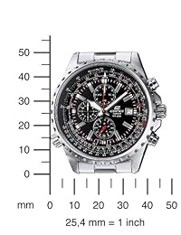 Casio EF-527D-1AVEF Edificio Reloj Cronógrafo para hombres