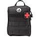 Ridge Recon First Aid Kit Fully Stocked for Emergency First Responder IFAK | Care for Self and Others in Emergencies | Includes Israeli Bandage, CAT Tourniquet and Tactical Bag with MOLLE Attachments