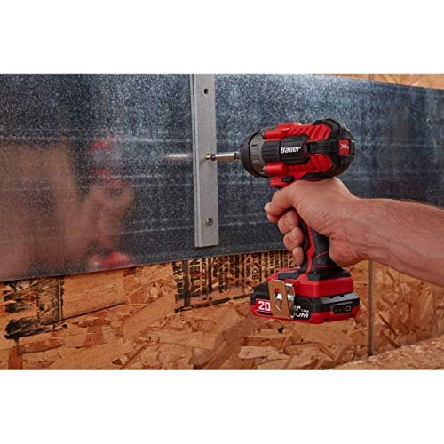 Bauer 1781CB1 Hypermax Lithium, Hex Compact Impact Driver Kit, 20V