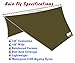 Chill Gorilla HEX Hammock Rain Fly Camping Tarp. Ripstop Nylon. 142