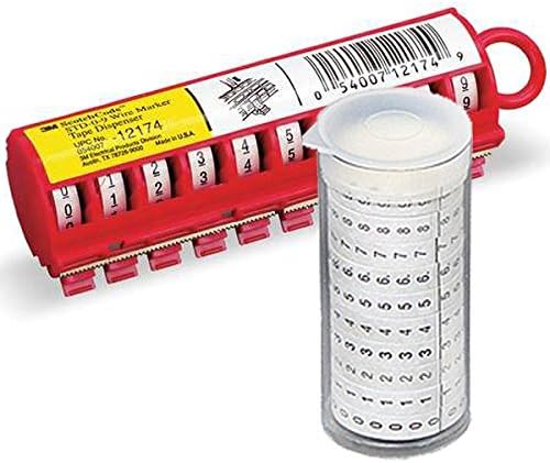 3M STD-09 Wire Marking Tape and MityMark MMRB-0-9 refill - Bundle 2 Items