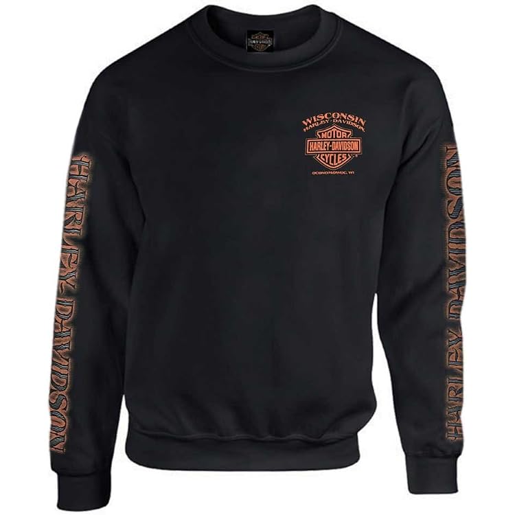 Harley-Davidson® Men's Wrenched B&S Eagle Short Sleeve T-Shirt, Navy Blue - Wisconsin Harley-Davidson